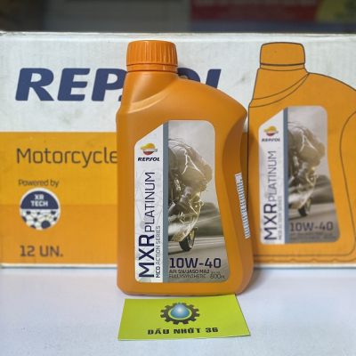 Nhớt Repsol MXR Platium 10W40 API SN Jaso MA2