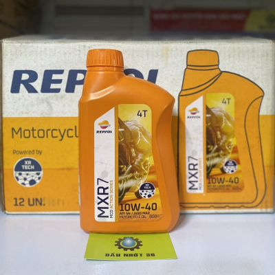 Nhớt Repsol MXR 7 10W40 API SN JASO MA2